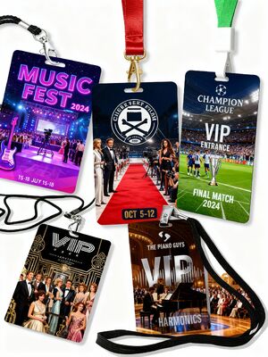 kupować Niestandardowa drukowanie wydarzenia odznaki nazwy wodoodporne odznaki konferencji i lanyards produkcja online