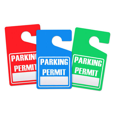 kopen Herbruikbare plastic etiketten Rood Groen Blauw Persoonlijke Parkeervergunning Hangetiketten online vervaardiging