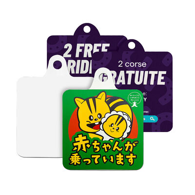 comprare Etichette di etichette di plastica quadrata resistenti all'acqua Etichette di vinile appesi Eco-friendly per le imprese fabbricazione online