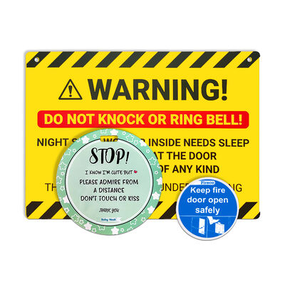 buy Outdoor Custom Printed Plastic Tags Non Toxic Warning Sign Label online manufacture