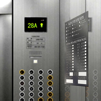 kaufen Lasergravierte Metallschildplatten Industriemaschine Vermögenswert-Tag Korrosionsbeständig on-line-Fertigung