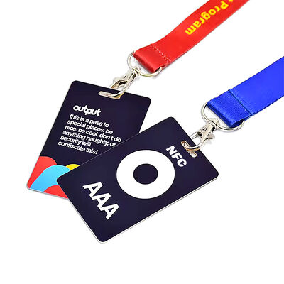 buy Reusable Custom Plastic Event Badges PVC Plastic Conference Badges online manufacture