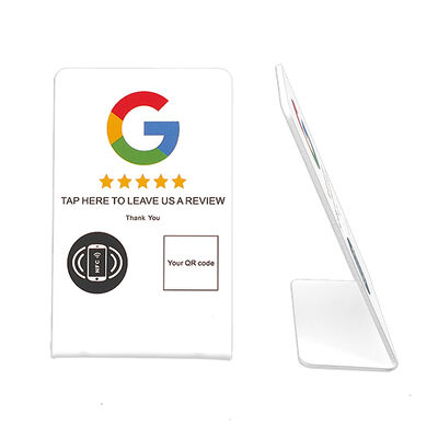 acheter Affichage NFC blanc / noir Affichage QR acrylique Pour l' utilisation publique fabrication en ligne