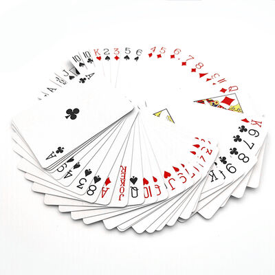 acheter Cartes à jouer en plastique blanc sublimation PVC étanche fabrication en ligne