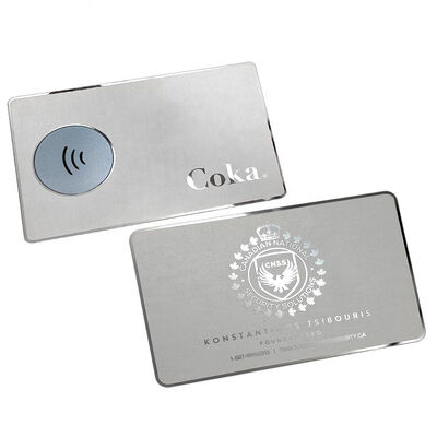 comprar OEM RFID Tarjeta de metal Espejo NFC Tarjeta de visita Resistente al agua fabricación en línea