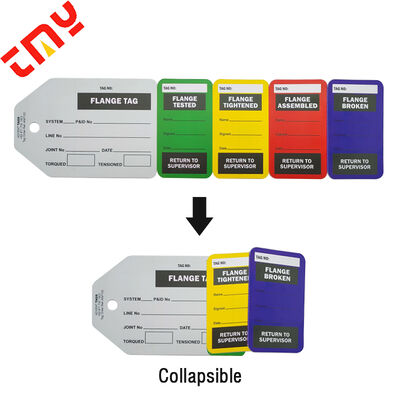 comprar Etiqueta de llave de seguridad personalizada impermeable resistente al desgarro y al torque Inspección de seguridad Etiquetas de marcado Etiqueta de gestión de bridas de plástico de PVC fabricación en línea