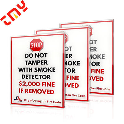 Beli Papan Nama Bisnis Pintu Hotel Akrilik Kustom Dilarang Merokok Keselamatan Darurat Gantungan Dinding Logo Mengambang Buram Kantor Dalam Ruangan pembuatan online