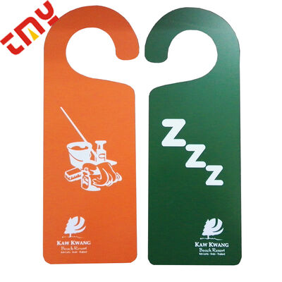 comprar Plastico personalizado No molestar Signo Logotipo Moderno impermeable Puerta de la habitación del hotel colgador Signo para hotel y restaurante fabricación en línea