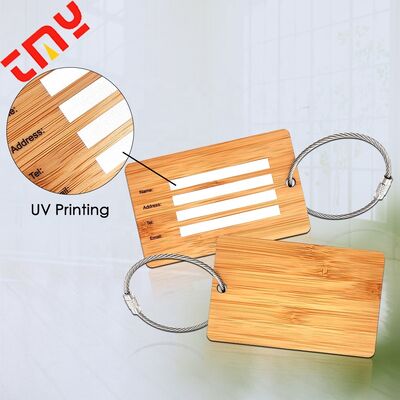 Mua Nhãn hành lý bằng gỗ khắc tùy chỉnh, thiết kế cá nhân hóa, bền bỉ, nhãn du lịch khách sạn, máy bay, tàu thủy sản xuất trực tuyến