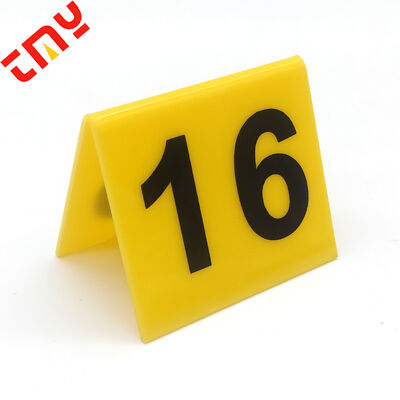 Buy Custom Restaurant PVC Pizza Table Stand Display Holder V-Shape Clear Acrylic Wedding Party Table Number Stands online manufacture