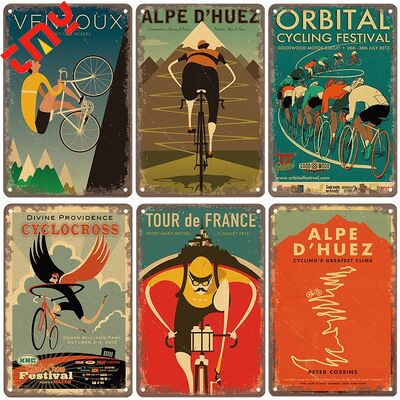 Beli Custom Metal Advertising Sign Printing Wall Decorations Retro Style Bar Bir Sublimasi Vintage Metal Tin Sign pembuatan online
