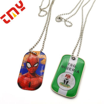 Beli 2022 Custom Personalised Wholesale Necklace Stainless Steel Sublimation Engraving Nama Anjing Tag Plat kosong Tag Anjing pembuatan online