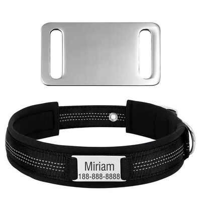 comprar Animais de estimação personalizados com nome gravado, coleira, GoTags, fita de tecido, adesivos de aço inoxidável fabricação em linha
