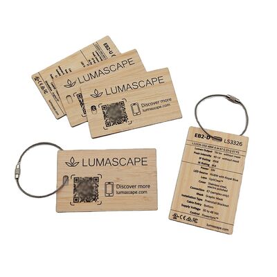 acheter Étiquette à bagages personnalisée en bois avec boucle, logo personnalisé, vierge, gravée au laser, imprimée, étiquette de sac de voyage en bambou, cadeau de mariage, pour croisière, équipage fabrication en ligne