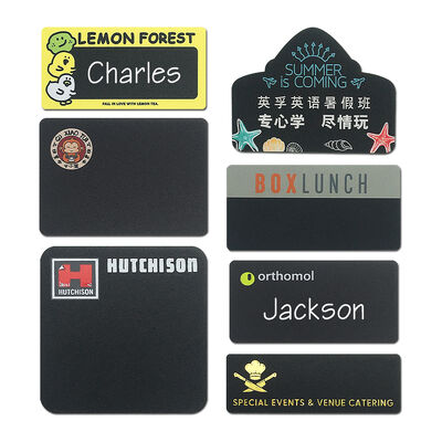 comprar Embalagem de nome de cartão personalizado Fabricante Embalagem de nome de funcionário reutilizável para escritório e café fabricação em linha