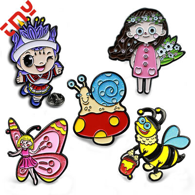 comprar Anime personalizado Metal duro blando Enamel Lapel Pins Badge Sets Hecho Logotipo personalizado Con paquetes de tarjetas de respaldo fabricación en línea