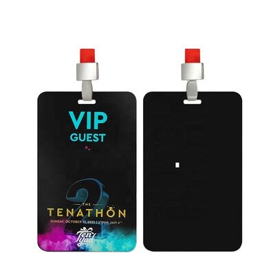 comprar Impressão personalizada Vip Pass Metal Event Lanyards Badges Com Logotipo para Conferência de Negócios fabricação em linha