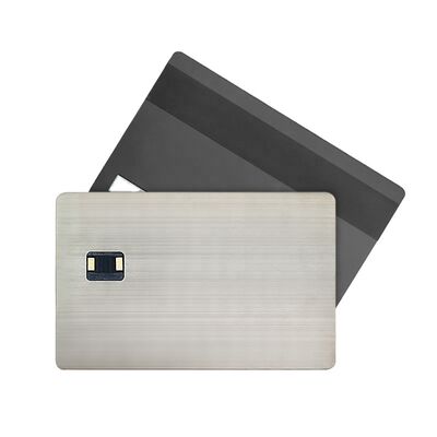 Beli Kartu Kredit Logam Tanpa Kontak Kosong Kustom Dengan Slot Chip 4442 4428 Dan Garis Magnetik Dan Strip Tanda Tangan pembuatan online