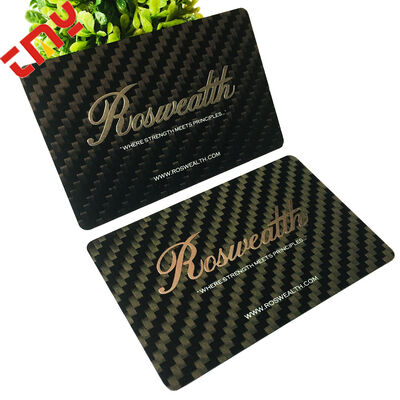 comprar Tarjeta de plástico personalizada de fibra de carbono de PVC para la venta Matt Finish Silkscree Imprimir logotipo de metal de negocios Moda Slim fabricación en línea
