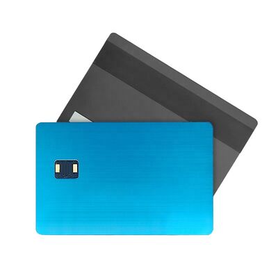 Buy Personalized Custom 4442 4428 Chip Metal Bank Credit Card Smart Blanks Contactless NFC 13.56MHz Waterproof Card online manufacture