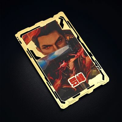 ซื้อ Wholesale Custom Printed Design Textured Photo Gold Plated Metal Color บัตรเกมธุรกิจ การผลิตออนไลน์