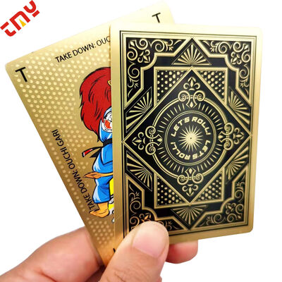 comprar New Kids Regalo dibujos animados UV Metal Para Jugar Juego de cartas versión en inglés MEGA EX Trading Cards Carte fabricación en línea