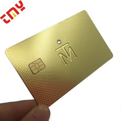 Buy Custom Printing Metal Gold Plating Finish Credit Business Card With Magnet Stripe online manufacture