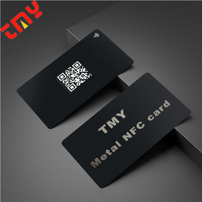 comprar Tarjetas de visita de metal en blanco negro con pantalla de seda y diseño de impresión UV fabricación en línea