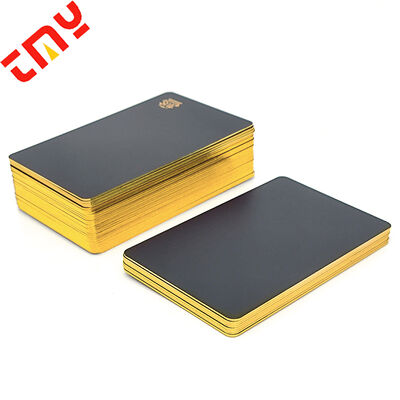 Buy Custom Logo Blank Printing Gold Foil Business Thanks Cards for Business With Rounded Color Edges online manufacture