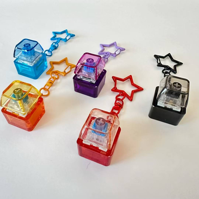Buy Custom Design Relief Fidget Light Up Keycap Keychain Cute Animal Switch ASMR Sensory Click Stim Toy Led Click online manufacture