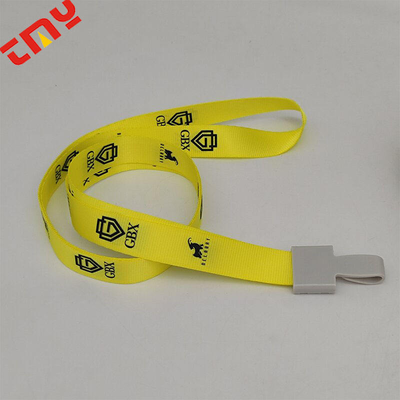 buy Custom Logo ID Card Holder Lanyards Personalized Polyester Neck Strap Lanyards With Hook online manufacture